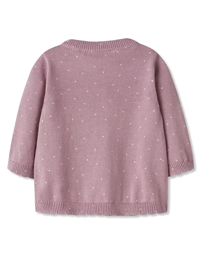 Name it - NBFLadot Strik Cardigan - Lilas